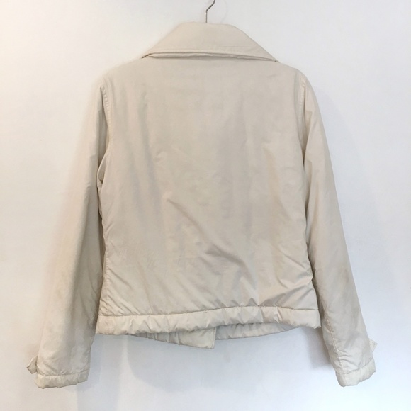 [LACOSTE] Light Very Soft Ivory Button Down Jacket - Picture 4 of 5